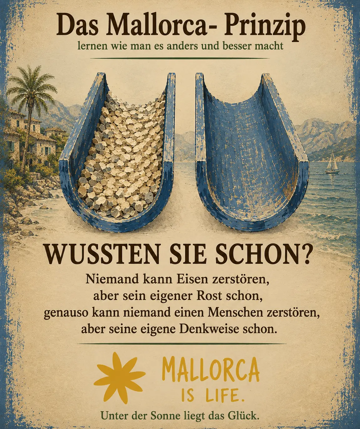 Das Mallorca-Prinzip: Eisen und Rost