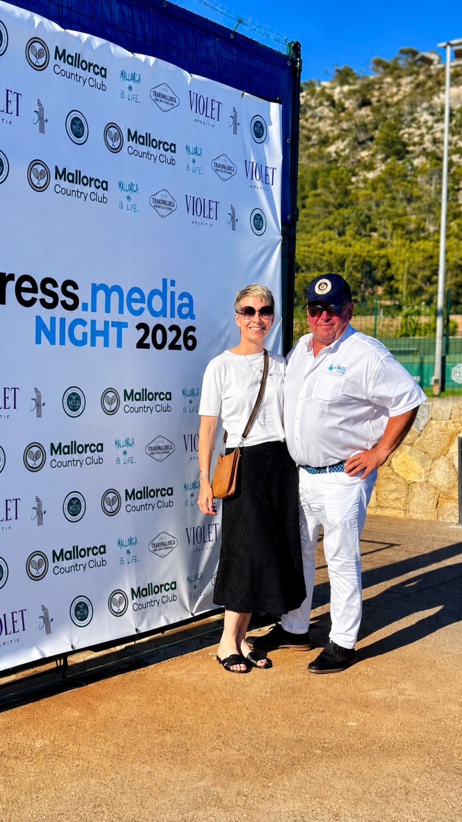 Mallorca-Bestsellerautor Michael Johannes und seine Frau Julia bei der Star Press Media Night