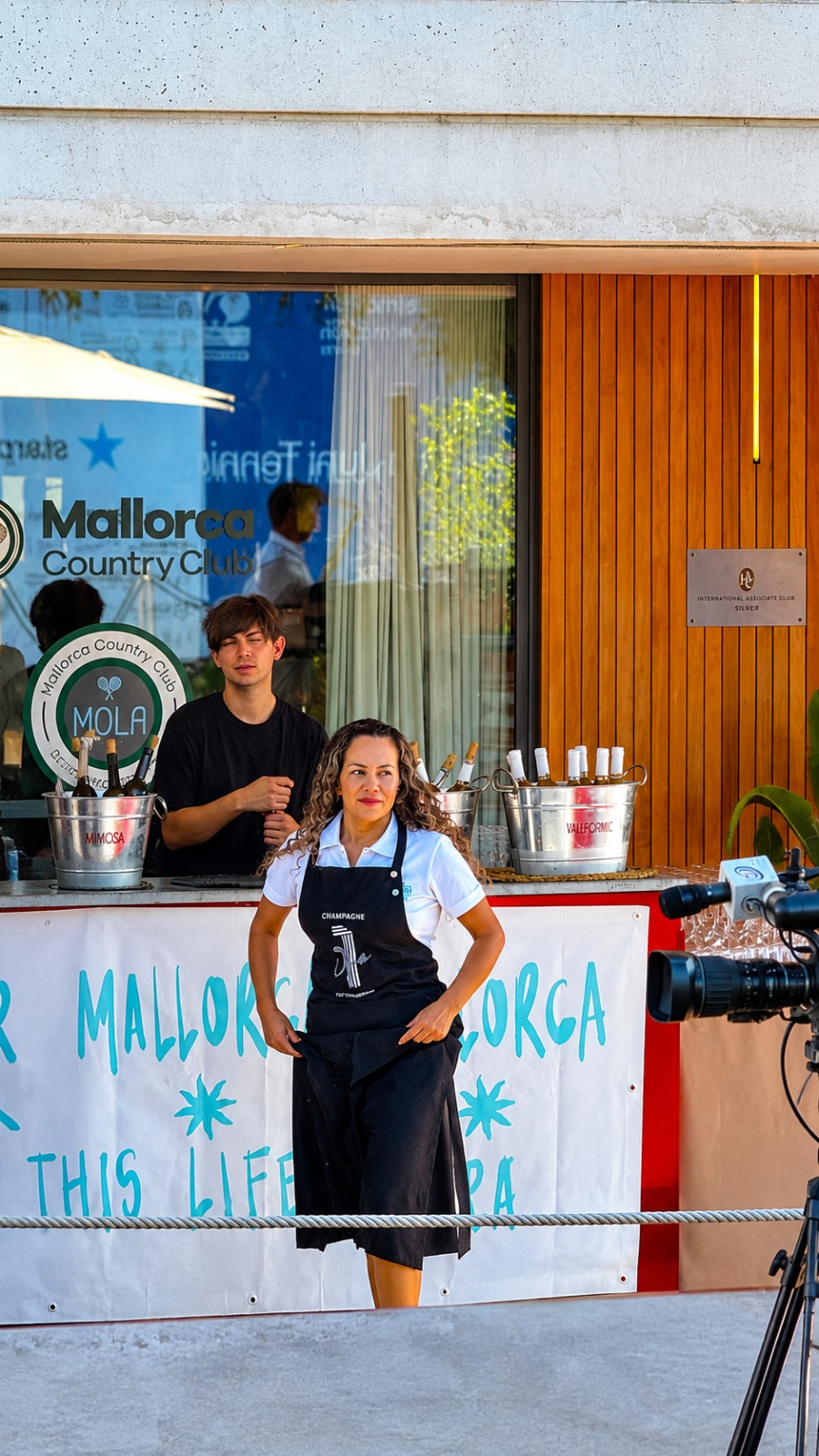 Der mallorca-is-life Stand bei der Star Press Media Night im Mallorca Country Club